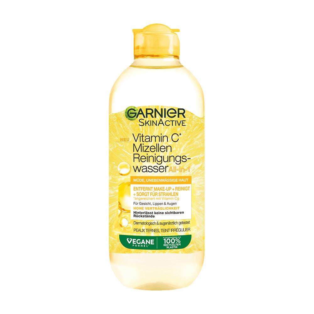 Garnier SkinActive Mizellen Reinigungswasser All-in-1 mit Vitamin C Produktbild